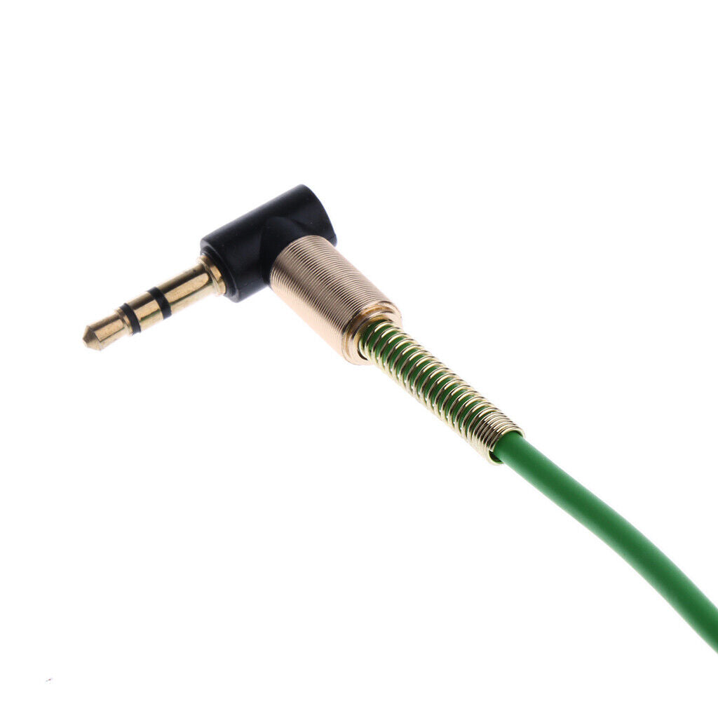 Spiral 3.5mm   To    Headphone Aux  Auxiliary Cable
