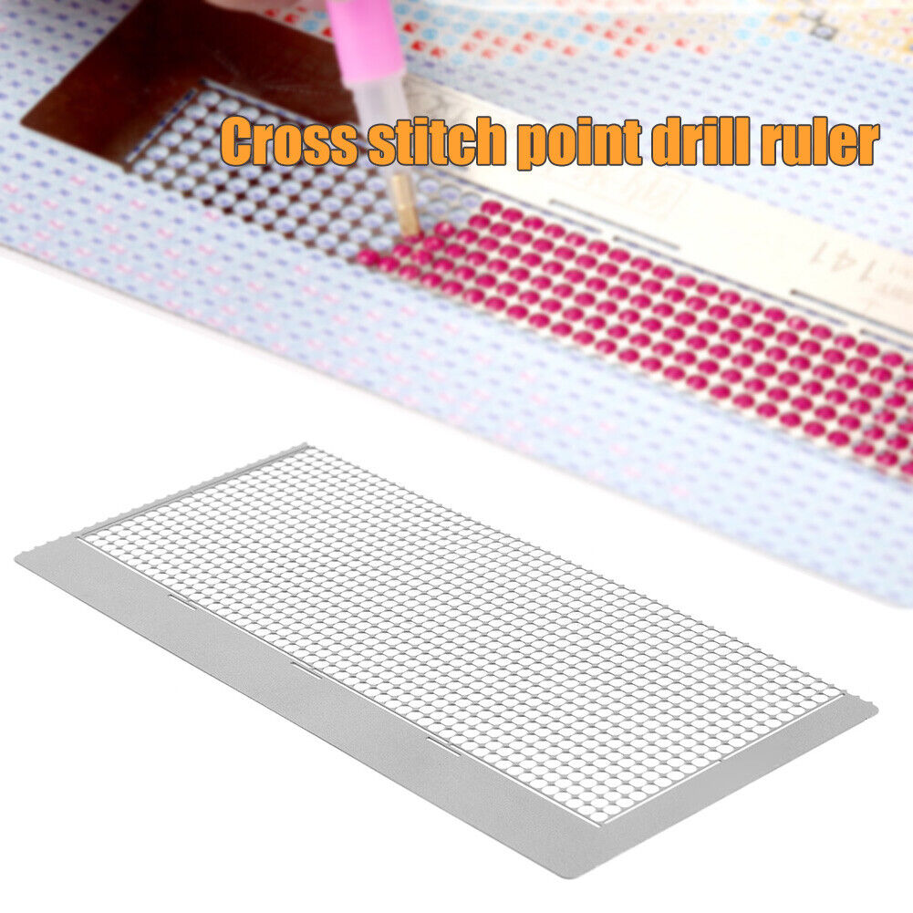 Diamond Painting Net Ruler Point Drill Ruler DIY Needlework Accessory (141)