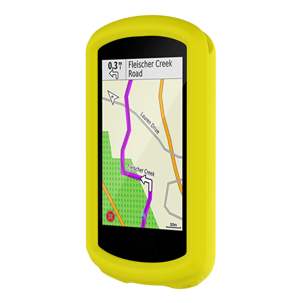 Silicone Bike Computer Cover for Garmin Edge 1030 Plus/Edge 1030 (Yellow)