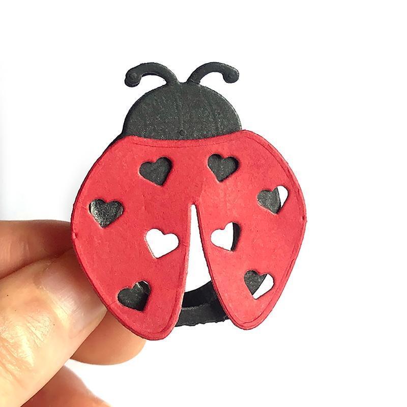 Ladybug Lollipop Holder Metal Cutting Dies Photo Album Decoration Accessories
