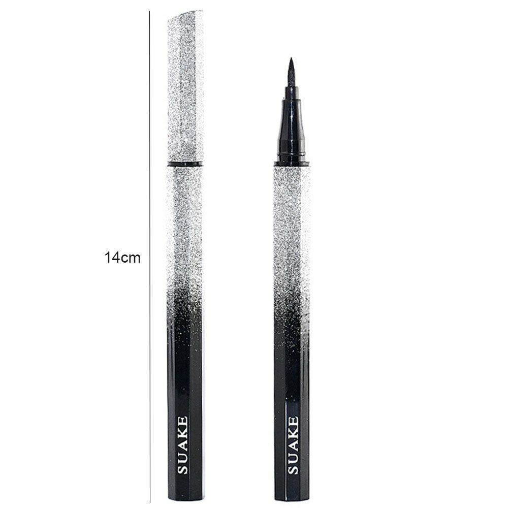 Black Smooth Cosmetic Waterproof Eye Liner Pen Long Lasting Liquid Eyeliner