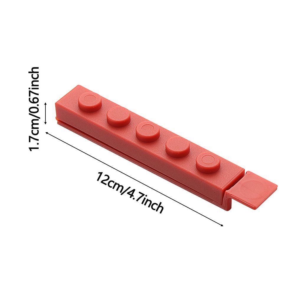 Candy Color Plastic Sealing Rods Sealing Clamp Food Bag Clip Snack Bag Sealer
