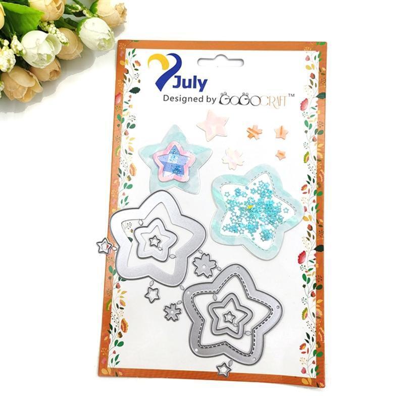 Stars Cutting Dies Stencil Template Mold Carbon Steel Material Household Tools