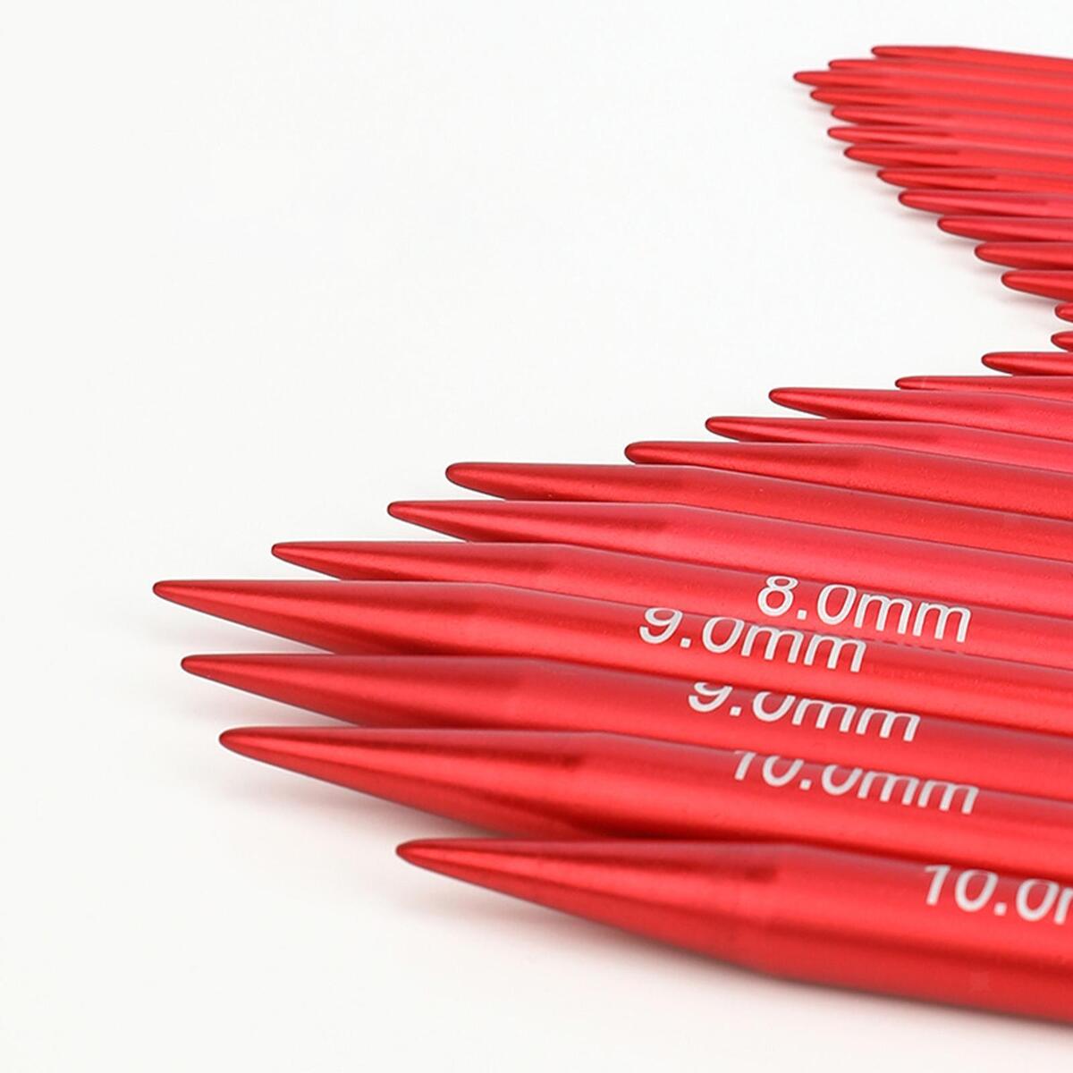 With Bag Grip Needles Sewing Tools Knitting Needles Sets Soft Crochet Hooks