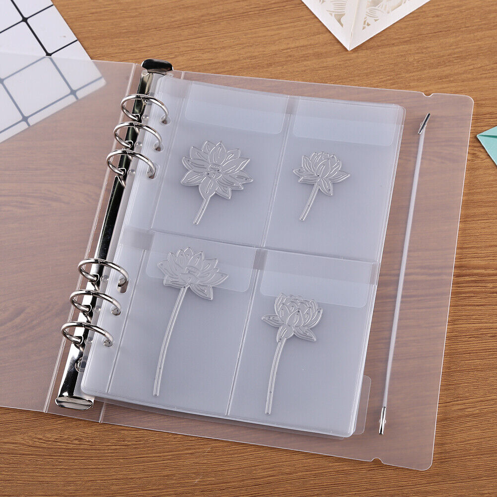 5pcs DIY Scrapbooking Cutting Die Stencil Storage Book Inner Page Cover (4)
