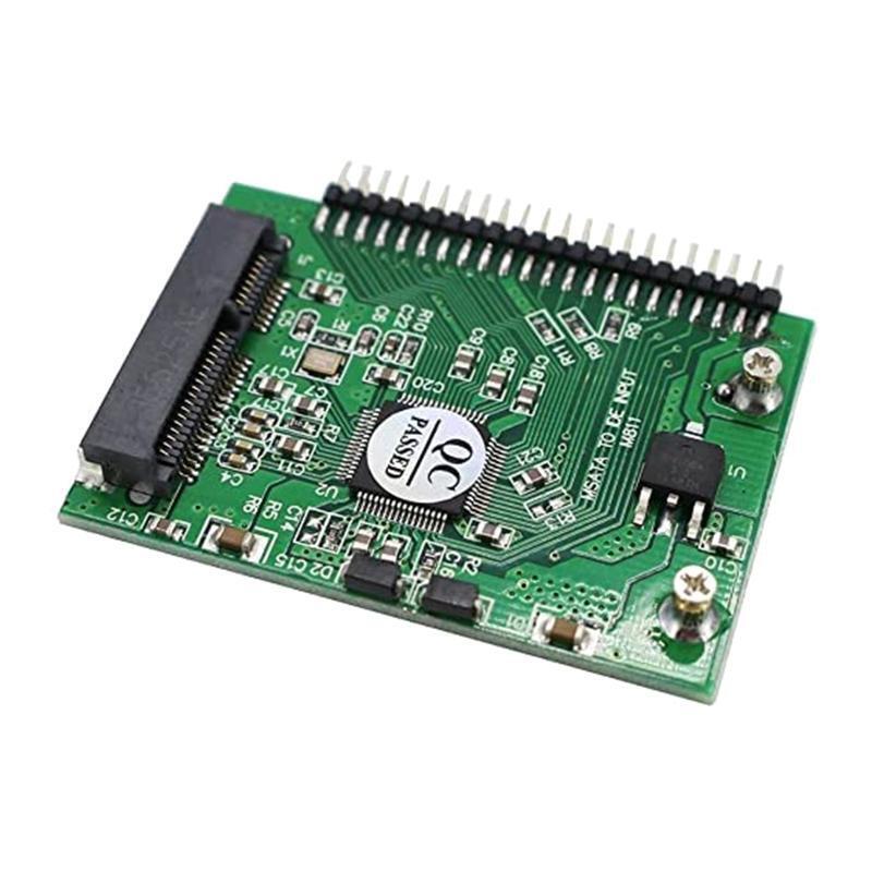 MSATA Disk to IDE/PATA 44Pin Motherboard Converter Adapter for Desktop & 2.5"