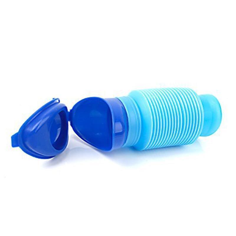 750ML Shrinkable Urinal Mobile Toilet Potty Pee Urine Bottle for Travel Queuing