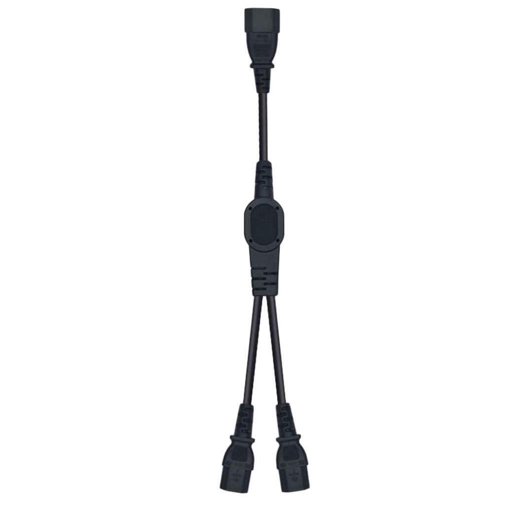 1m 10A IEC 320 C14 to 2 C13 AC  Cord Cable IEC320 for PDU UPS