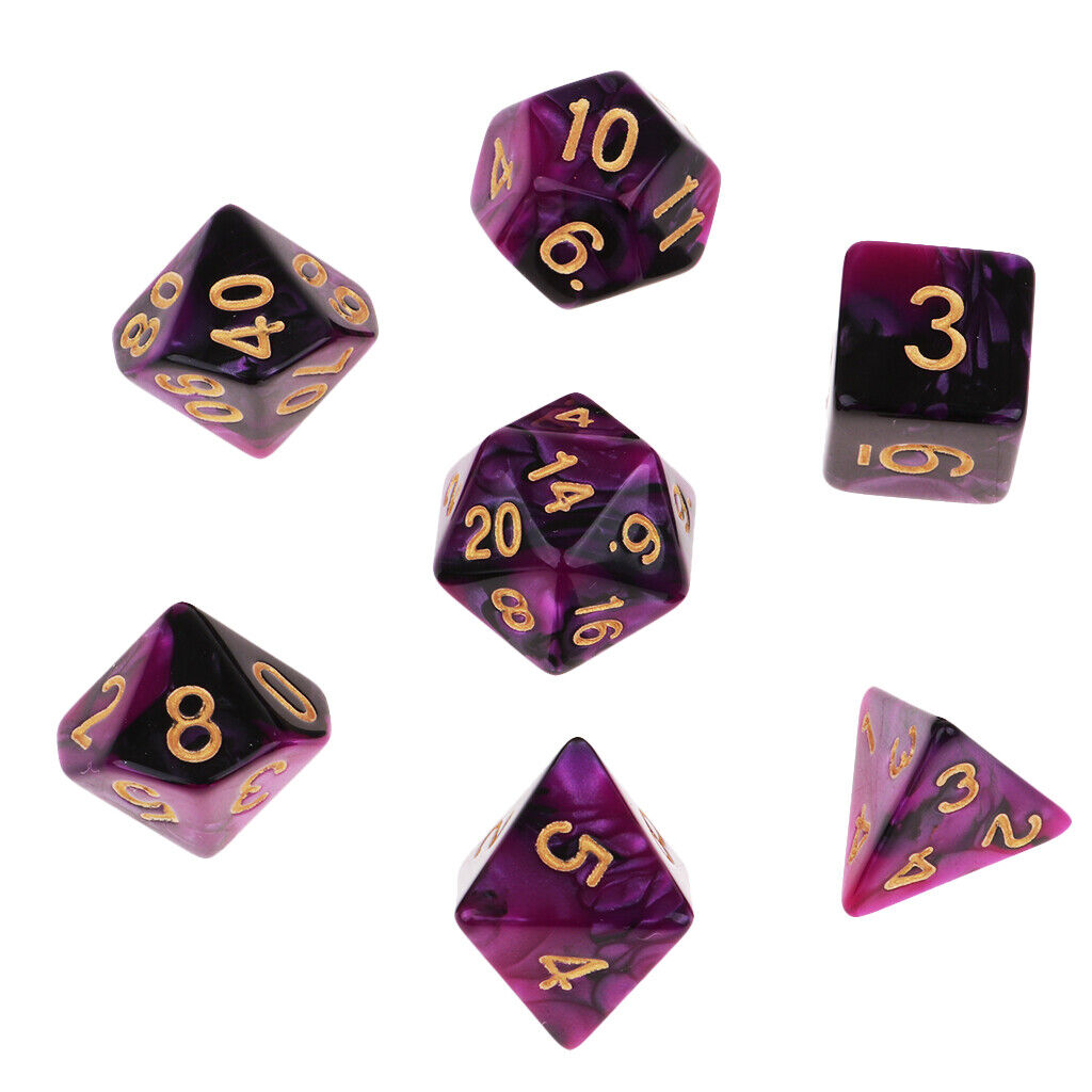 Polyhedral  Die  D8 D10 D12 D20 for DND RPG MTG  Supplies