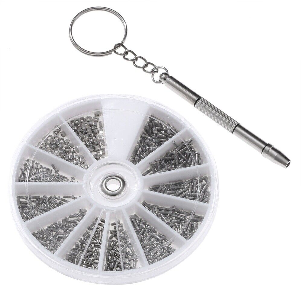 600PCS Small Screws Nuts Electronic Assortment Kit Multi-functional Screwdriver