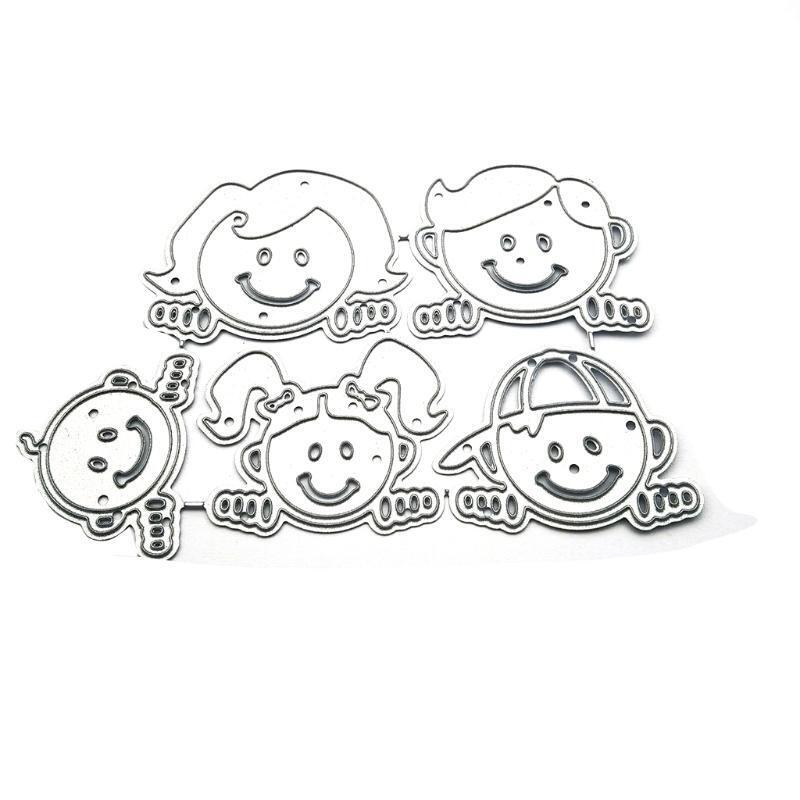 Family Metal Cutting Dies Stencil DIY Scrapbook Album Paper Card Template Mold