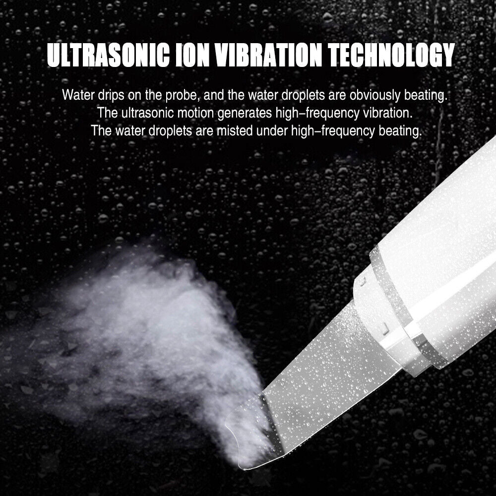 Electric Ion Ultrasonic  Spatula Deep Cleaner Cleaning Peeling