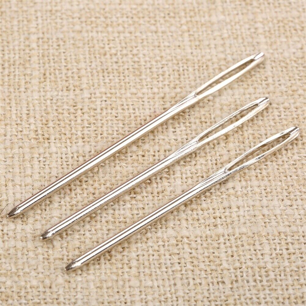9pcs/Set Large Eye Leather Sewing Needles Embroidery Tapestry Hand Sewing Tool