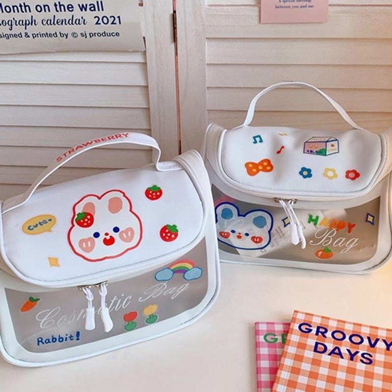 Large Capacity Makeup Bag Women Girl Cosmetic Bags Portable Toiletries Organizer
