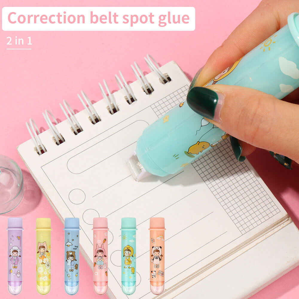 Glue Tape Dispenser Dots Stick Roller Correction Tape Double Sided Adhesive