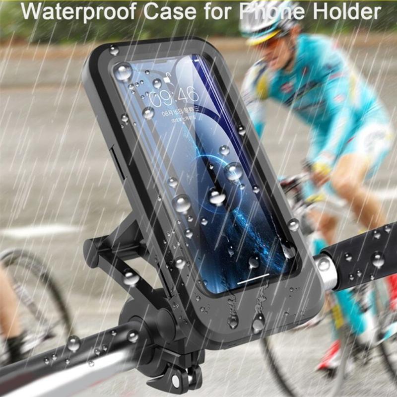 Waterproof Phone Holder Adjustable Cellphone Stand Fit for Most Mobilephone