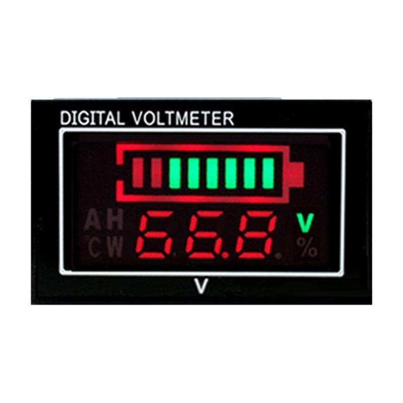 Battery Monitor Digital Battery Capacity Tester, Percentage Level Voltage Meter