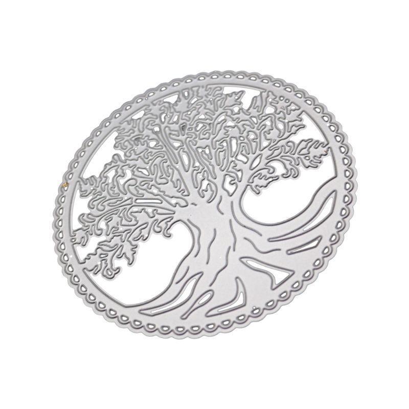 Tree of Life Metal Cutting Dies Stencil Scrapbooking DIY Album Stamp Paper Card