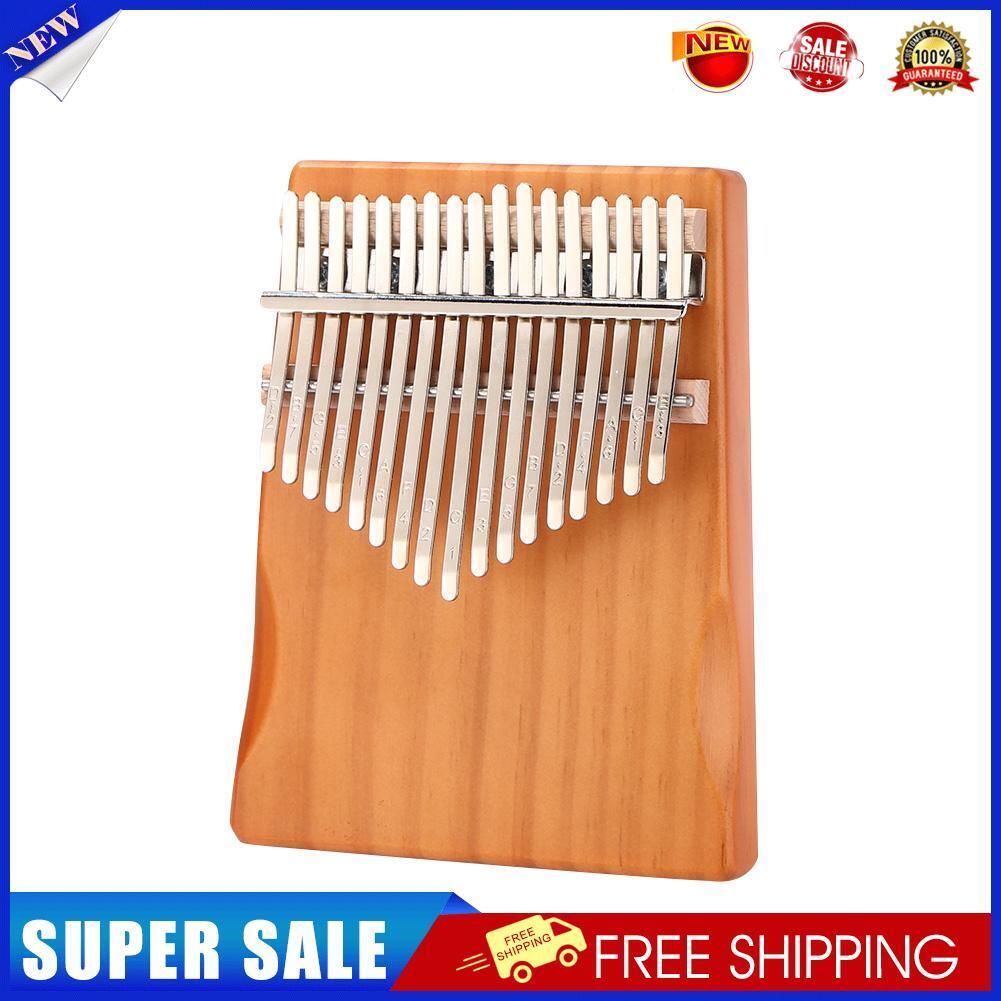 Pine Wood Kalimba Percussion Musical Instrument 17 Keys Thumb Piano (B)