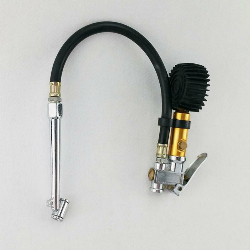 Dial Type Tire Pressure Gauge Metal Tire Air Inflator Tool for Car Auto Bike