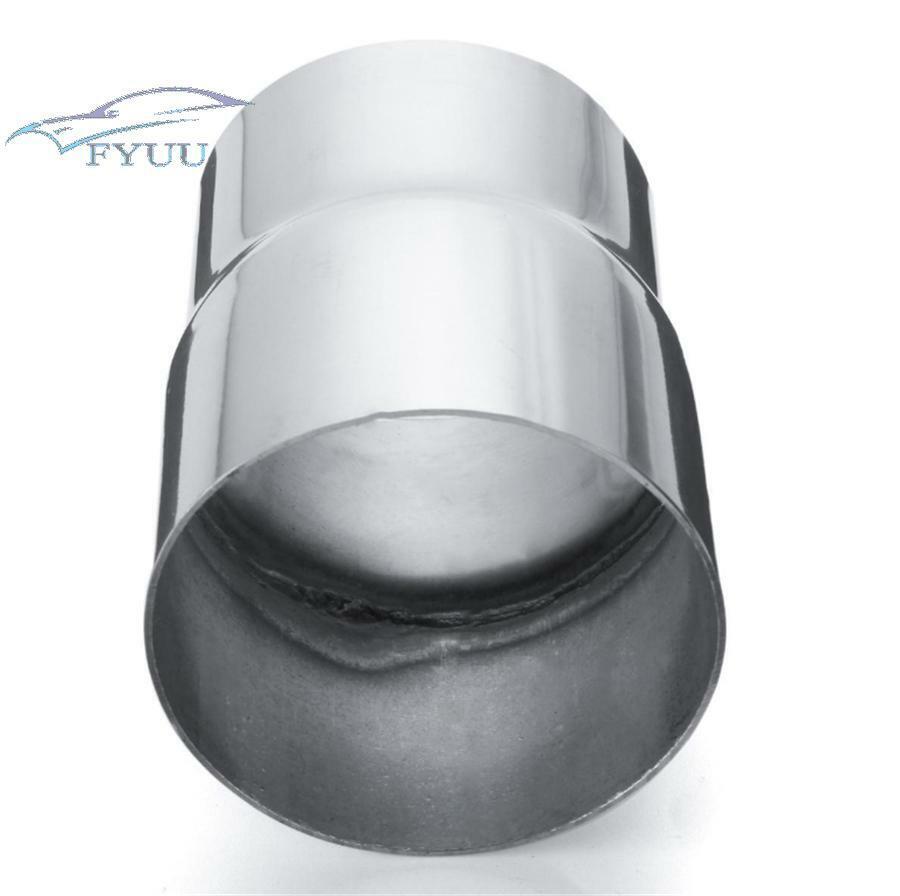 2.75" ID-3" ID Exhaust Pipe Reducer Chrome Adapter Connector 304 Stainless Steel