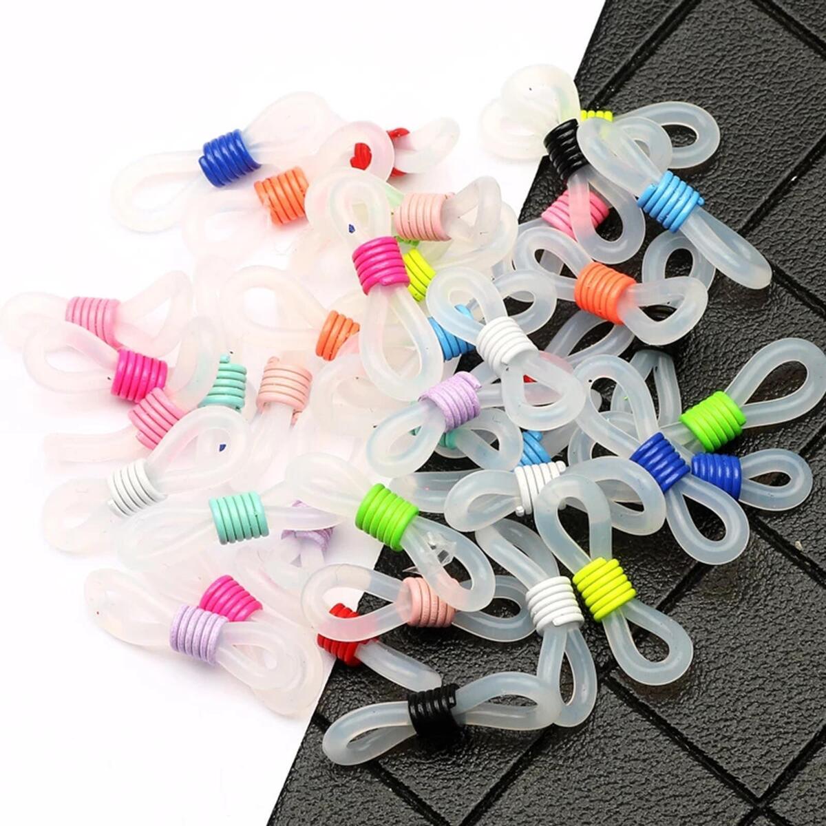 Pack of 100 Eyeglass Chain Strap Holder Loop Ends for Eyeglasses