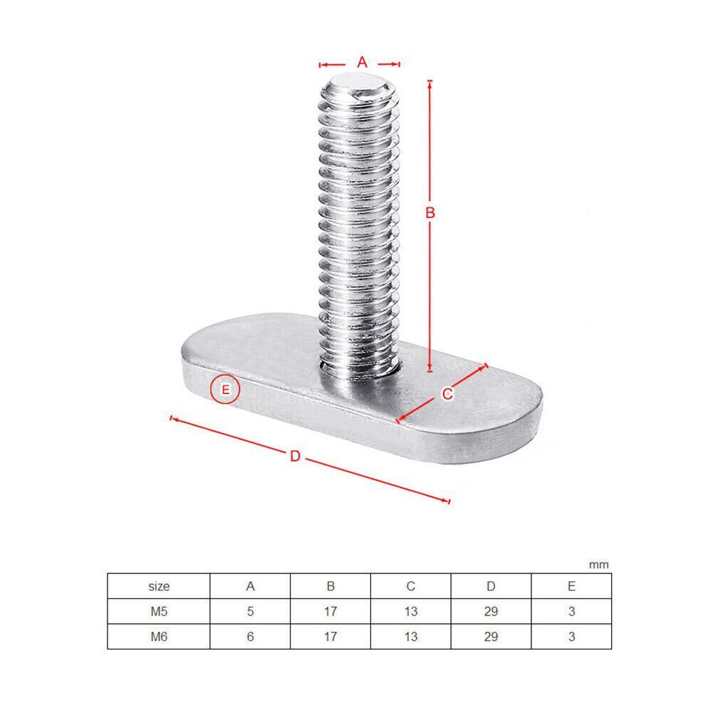 Kayaking Accessories Rail Track Well Nuts Kayak Screws Guide Rail Installation