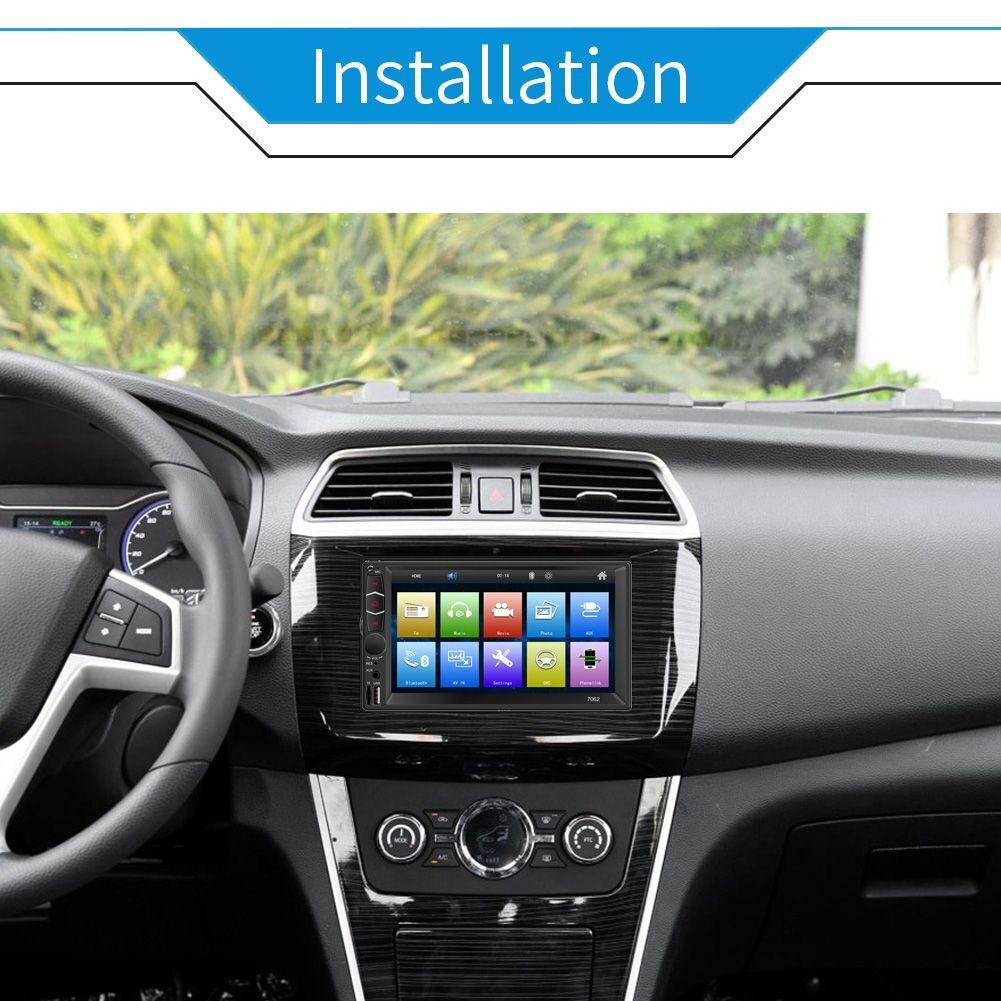 Touch Screen In-dash Audio Head Unit Car MP5 Player Bluetooth Car Stereo Radio