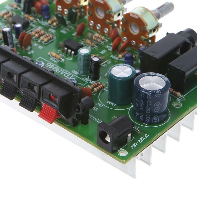 12V 60W Stereo Digital Audio Power Amplifier Board Electronic Circuit Module DIY