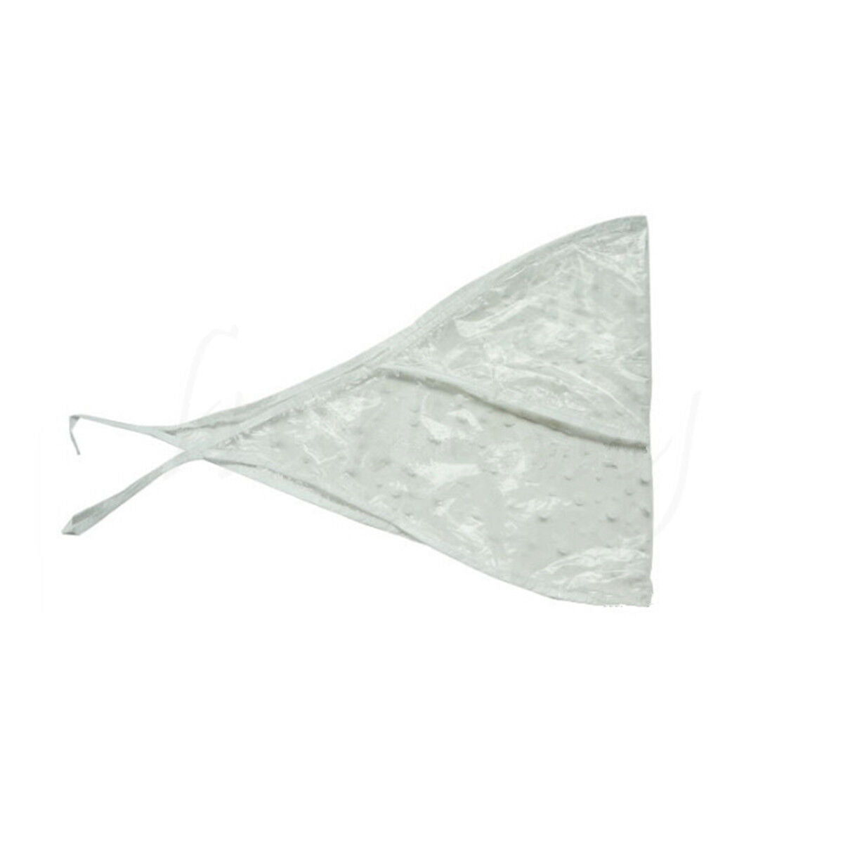 1PC Ladies Transparent Rain Hat Clear Plastic Rain Bonnets Cover Up Head Hood