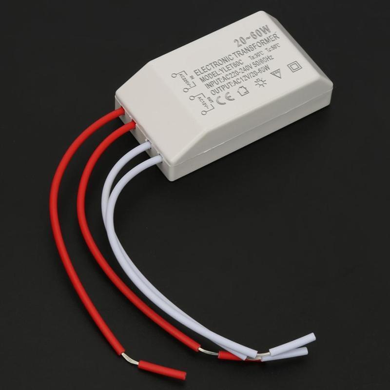 Halogen Lamp Electronic Transformer LED Driver Power Supply AC 220V to 12V