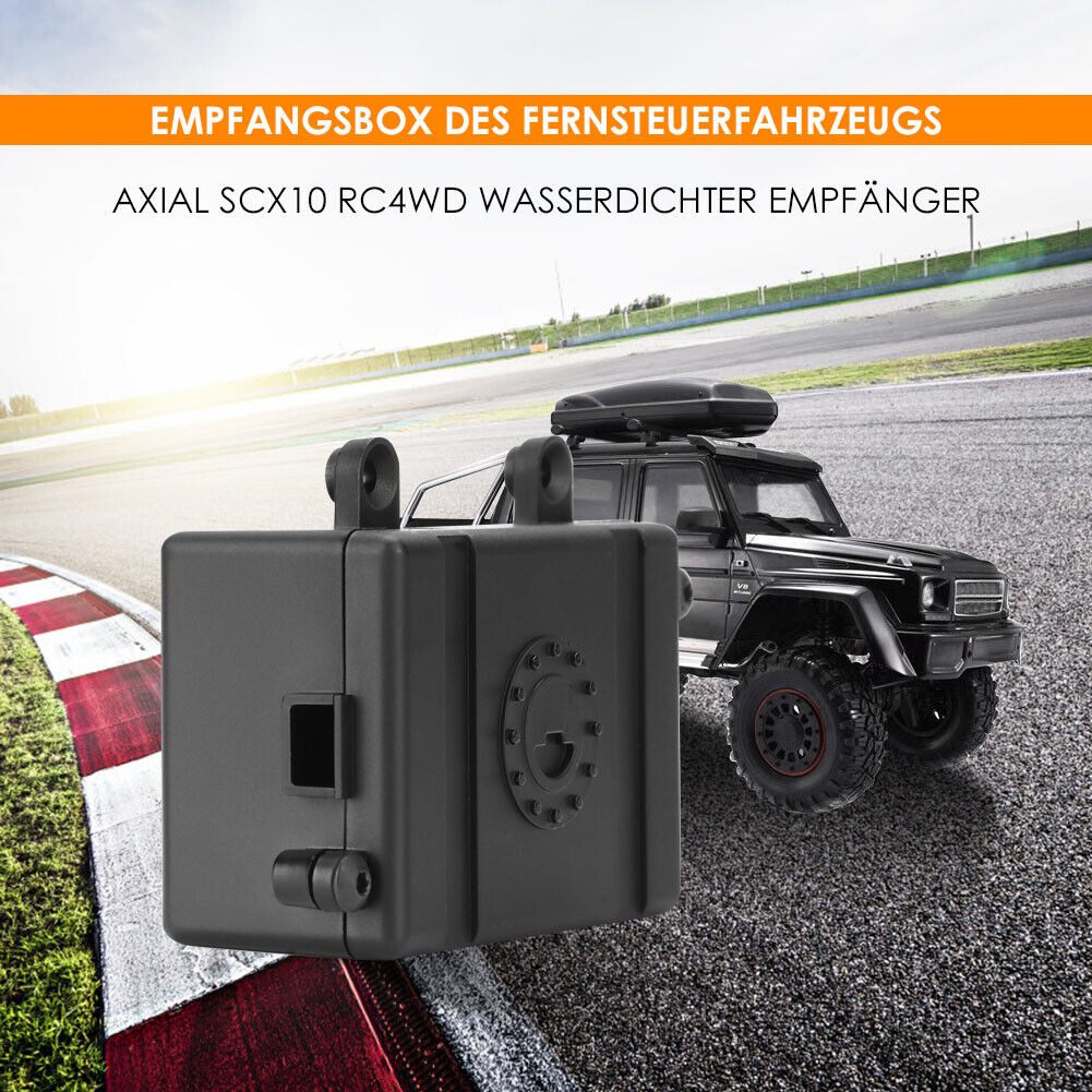 Plastic Receiver Radio Box for 1/10 RC Rock Crawler Car Axial SCX10 RC4WD