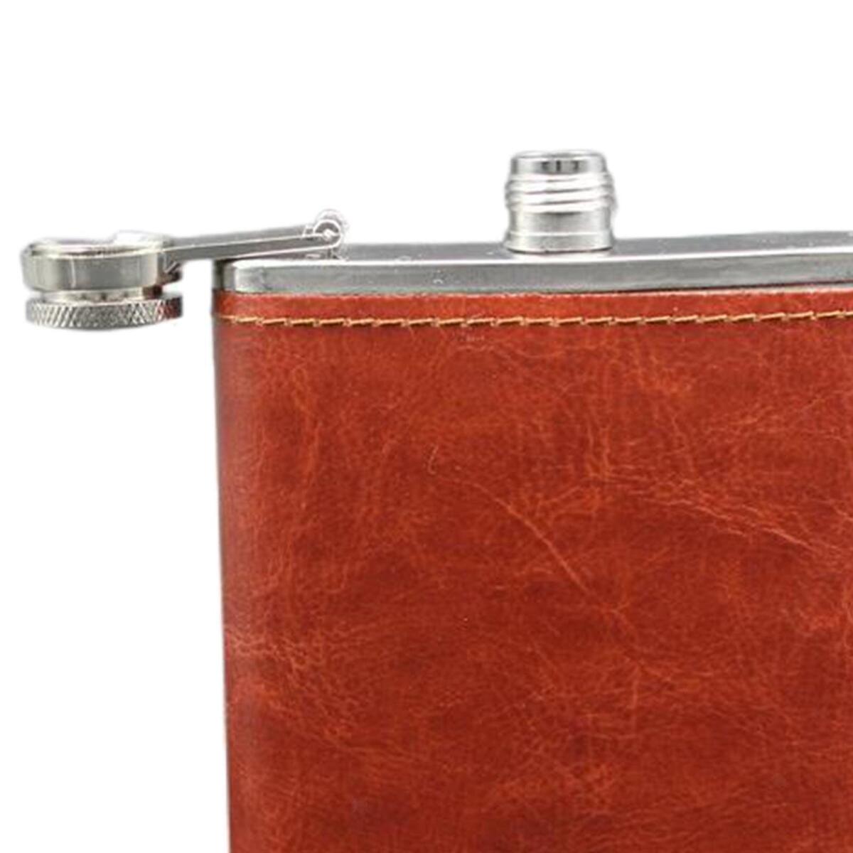 Hip Flask Stylish Sealed Flagon Drinkware for Hiking Wedding Party Spirits