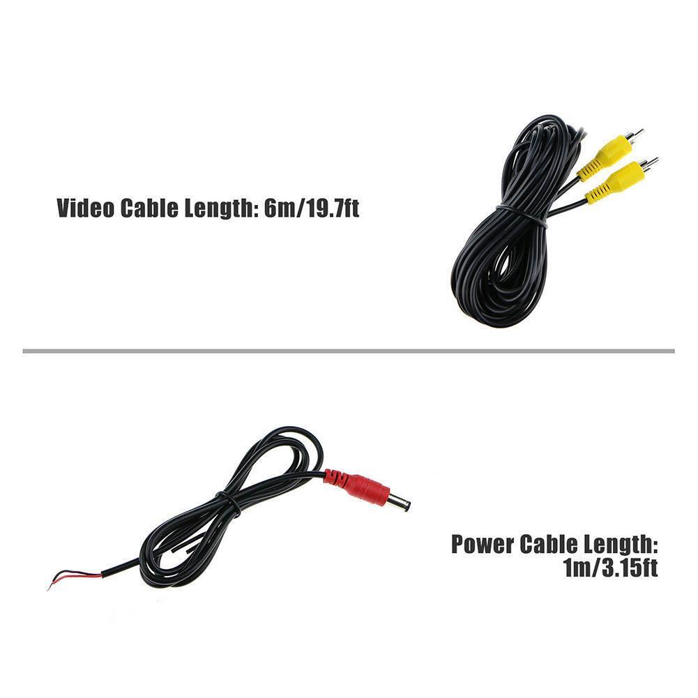 170°Car Rear View HD Waterproof Night Vision Reverse Camera Parking Camera