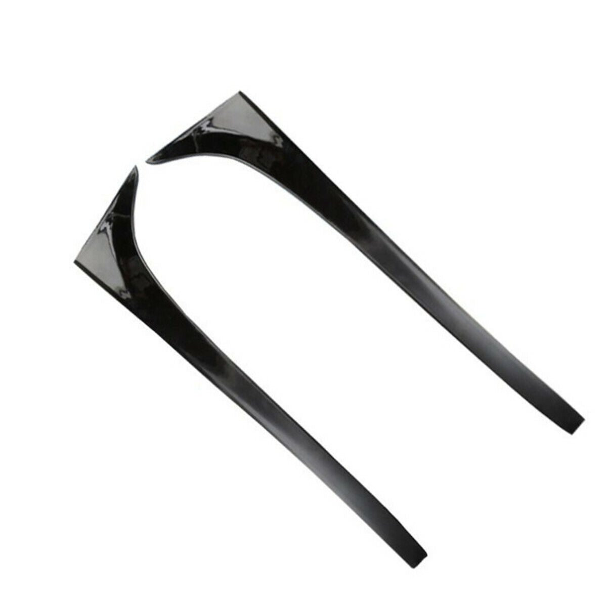 Piano Black For Car 7 7.5 MK7 MK7.5 R GTE GTD Rear Window Side Spoiler Wing