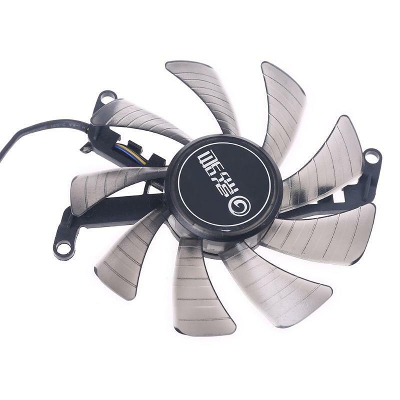 2pcs 85mm 4Pin Cooler Fan for Galax GeForce GTX 1660 RTX 2060 2070 Graphics Card