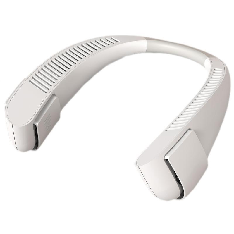 Bladeless Neckband Fan Rechargeable Headphone Design USB Powered Fan 3 Speeds