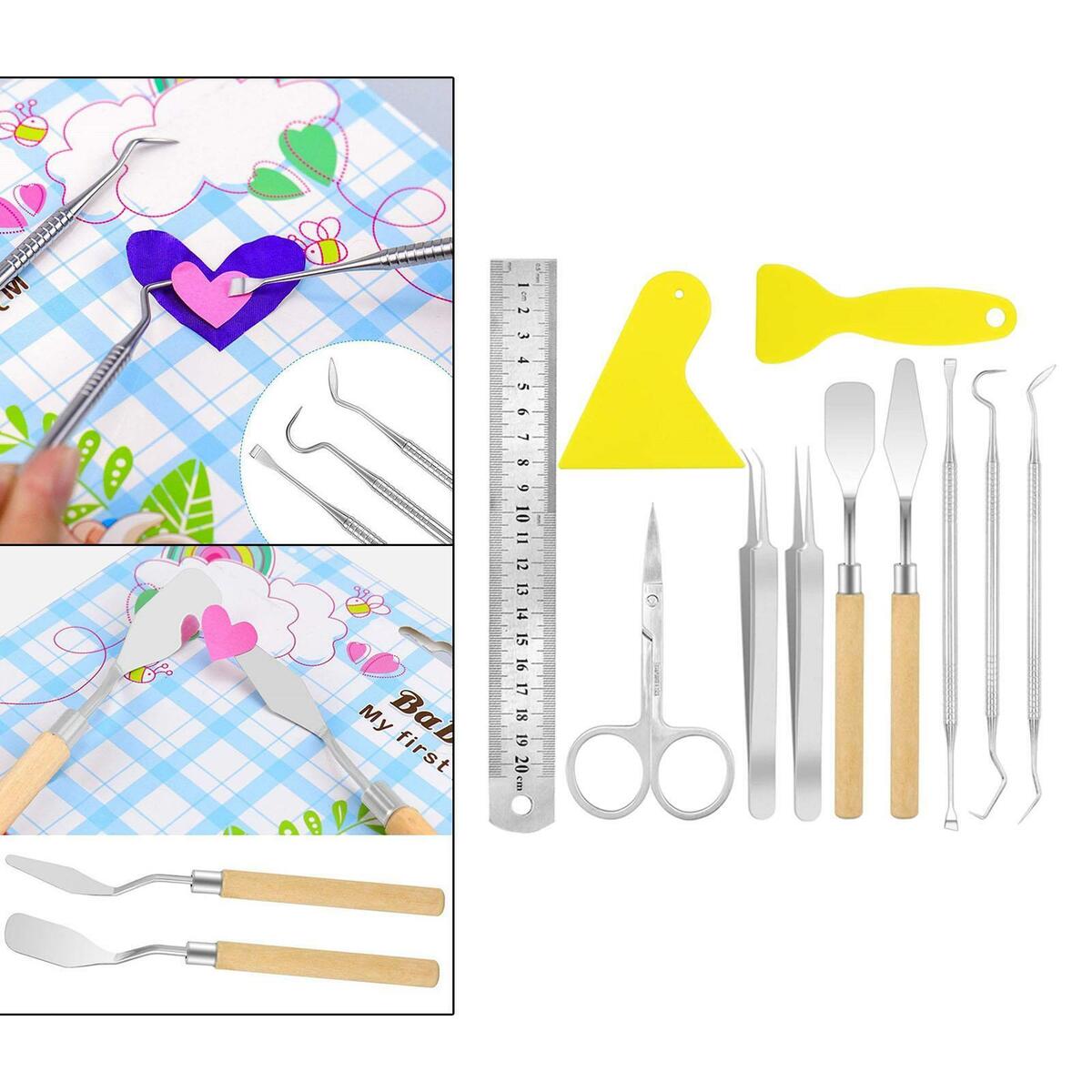 11   Weeding Tools Kit for Silhouttes Cameos Handmade DIY Steel
