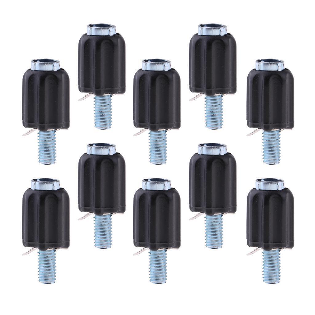 10pcs Bike Rear Derailleur Adjuster Screw Disc Brake Shifter Cable Adapter