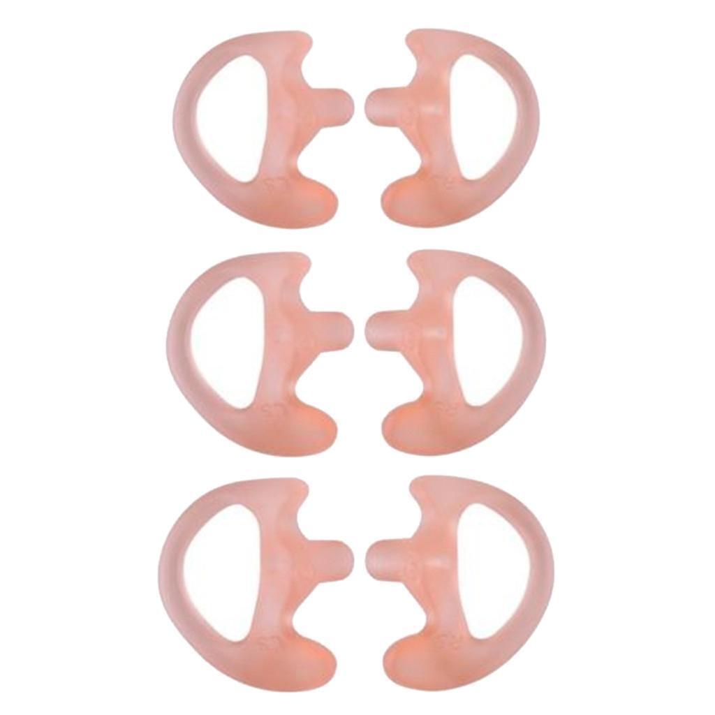 3 Pairs Silicone Ear Bud for  Acoustic Tube Earpiece -