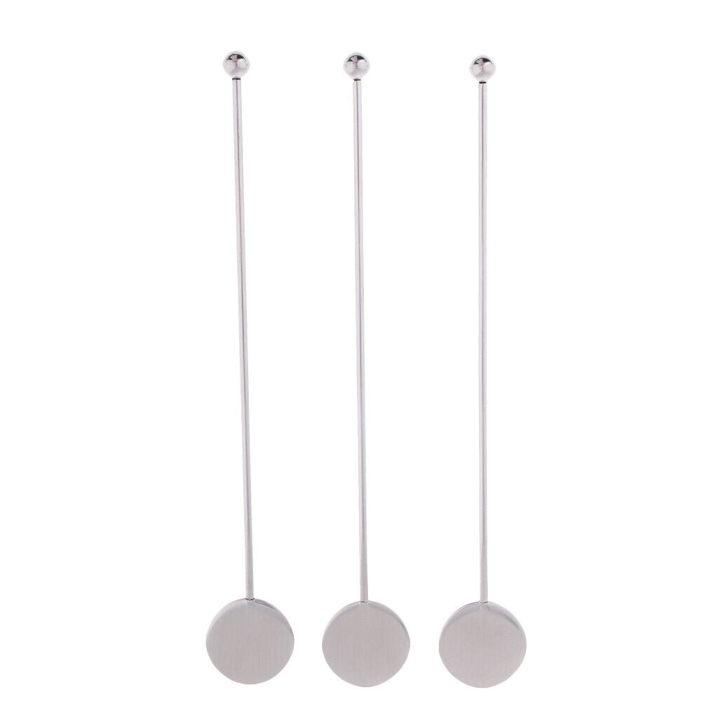 Stainless Steel Coffee Beverage Stirrers Cocktail Drink Swizzle