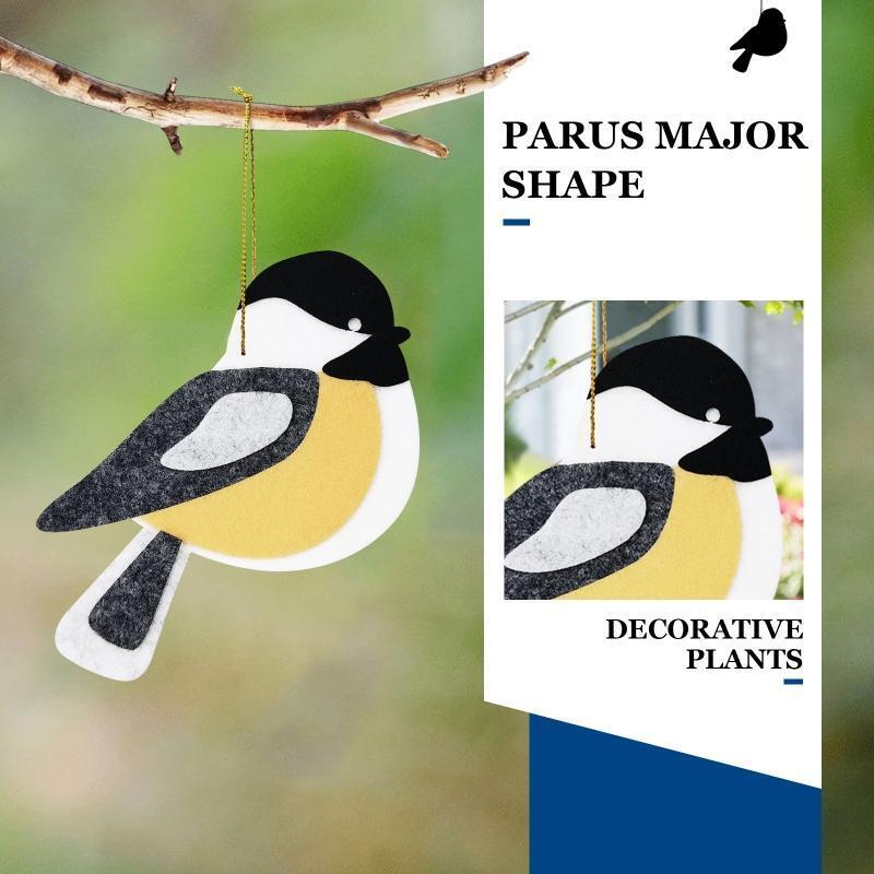 3 Pcs Mini Bird Felt Pendants Kit Felt Needle Felting Pendant DIY Craft Handmade