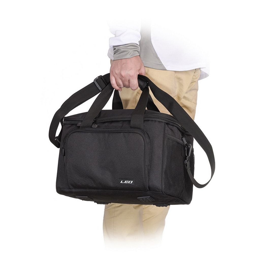 Rucksack Square Lure satchel Fishing Gear Shoulder Bag Cylindrical Case Bag