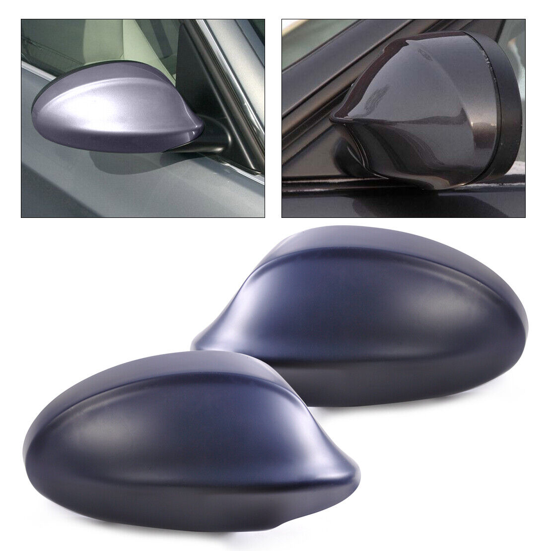 2x Door Wring Mirror Cap Cover Case fit for BMW E90 E91 325i 328i 51167135097 Li
