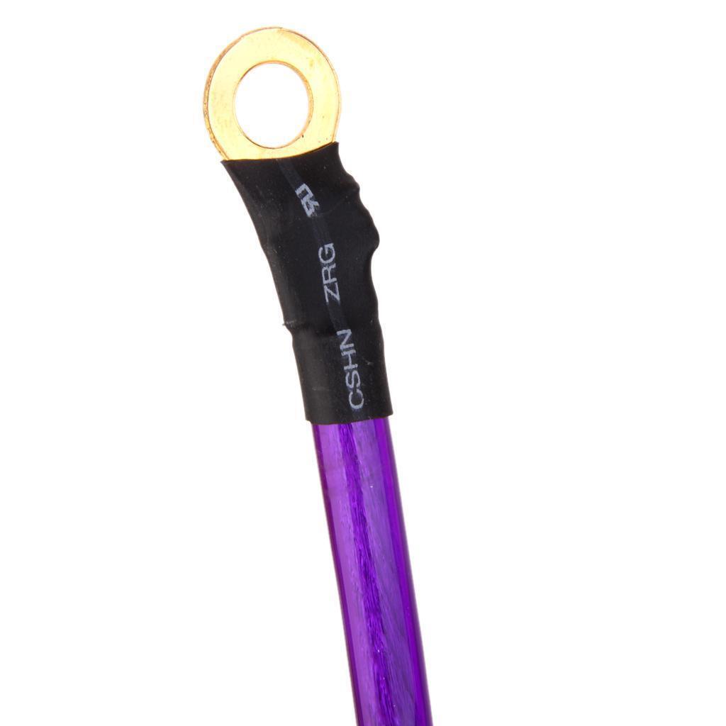 Grounding System Wire Kit Cable Fit For Universal 5-Point Purple