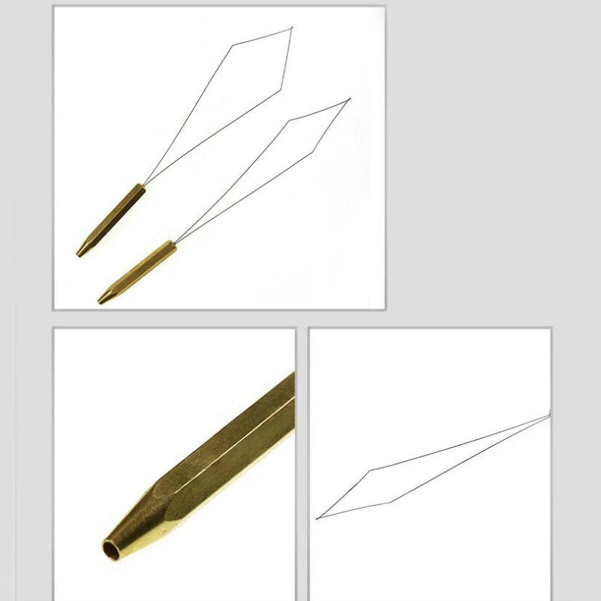 5x  Fly Tying Tools Kit Threader Thread for Tying Flies Fishing Tool