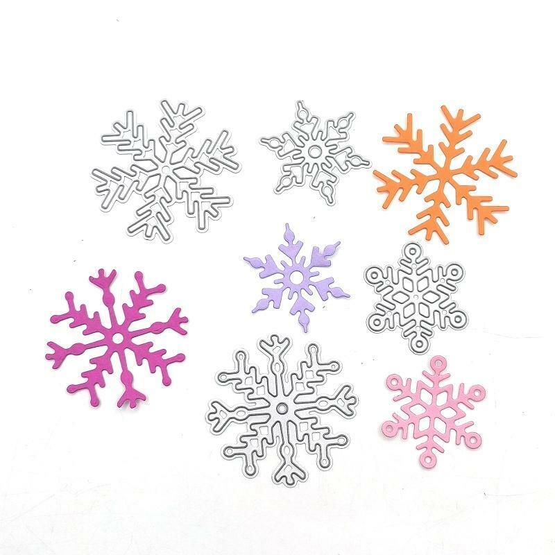 Christmas Snowflake Metal Cutting Dies Stencil Scrapbooking DIY Album Stamp Card