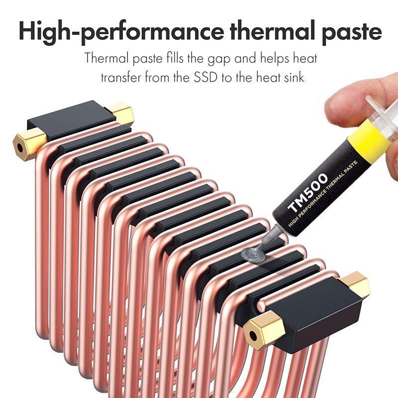 Stylish M.2 2280 SSD Heatsink Heat Dissipation Radiator Cooling Thermal Pad NVME