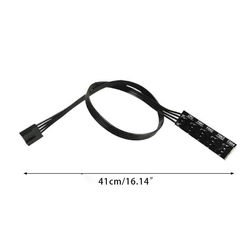 Internal Motherboard Fan Power Extension Cable 4-Pin PWM Fan Power Supply Cable