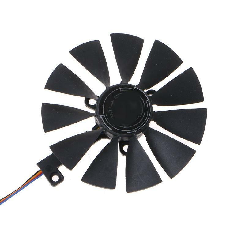 3Pcs 90MM T129215BU 7Pin Cooling Fan for GTX1080Ti R9 390X/390 12V 0.5A